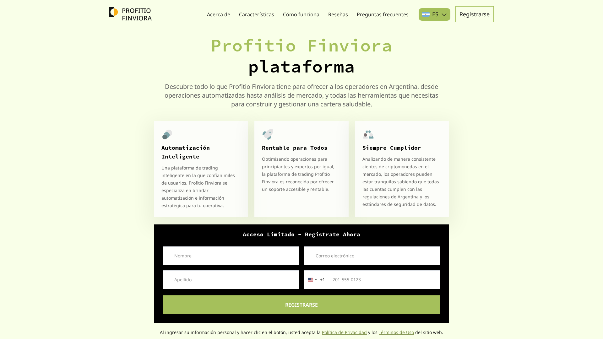 Screenshot of profitio-finviora.net