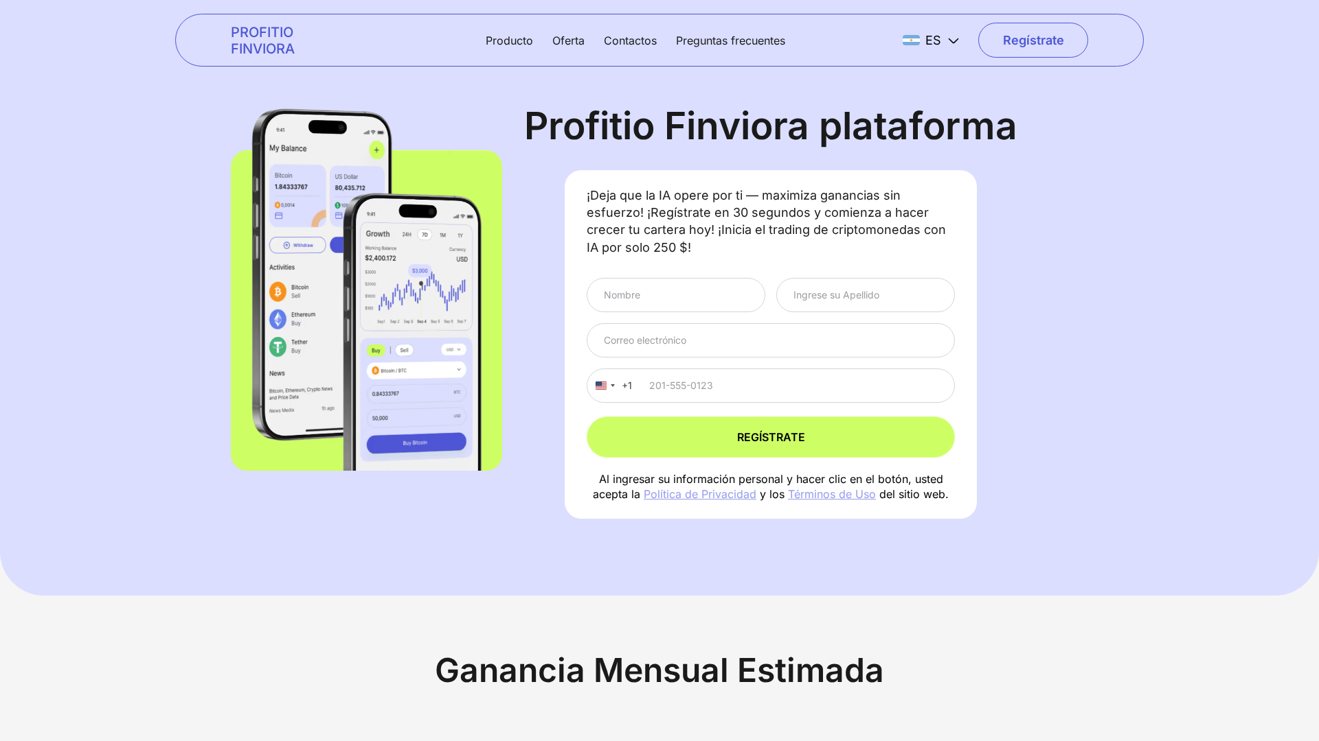 Screenshot of profitio-finviora.org
