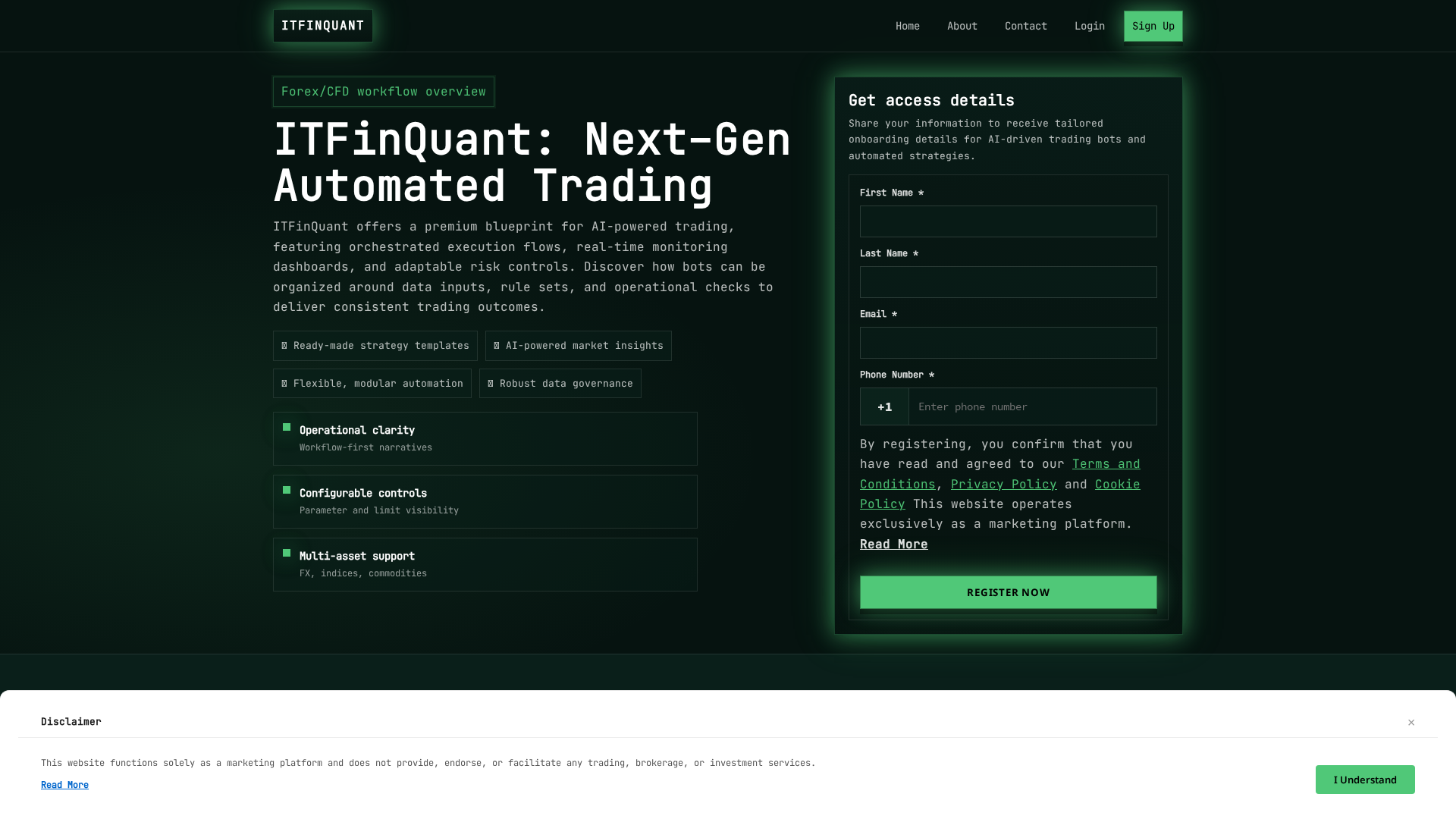 Screenshot of itfinquant.click