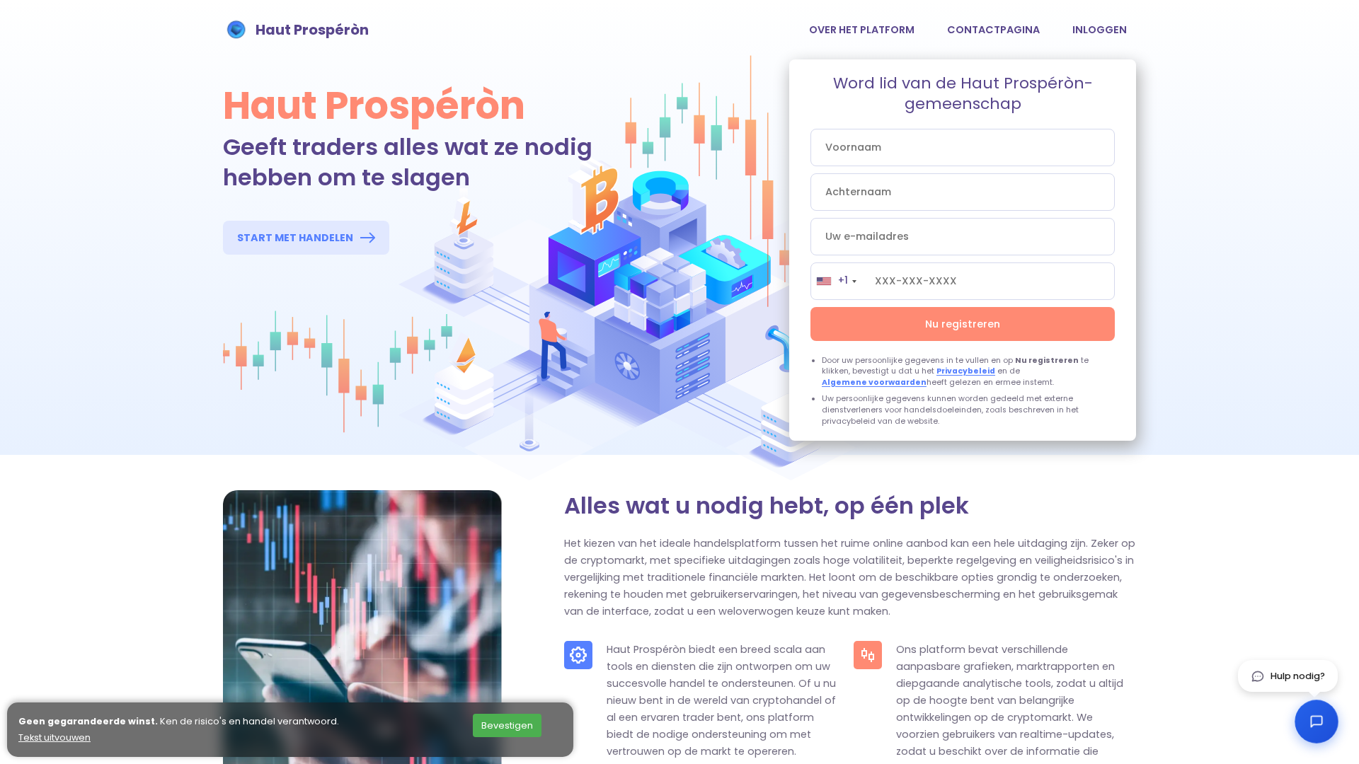 Screenshot of hautprosperonai.com