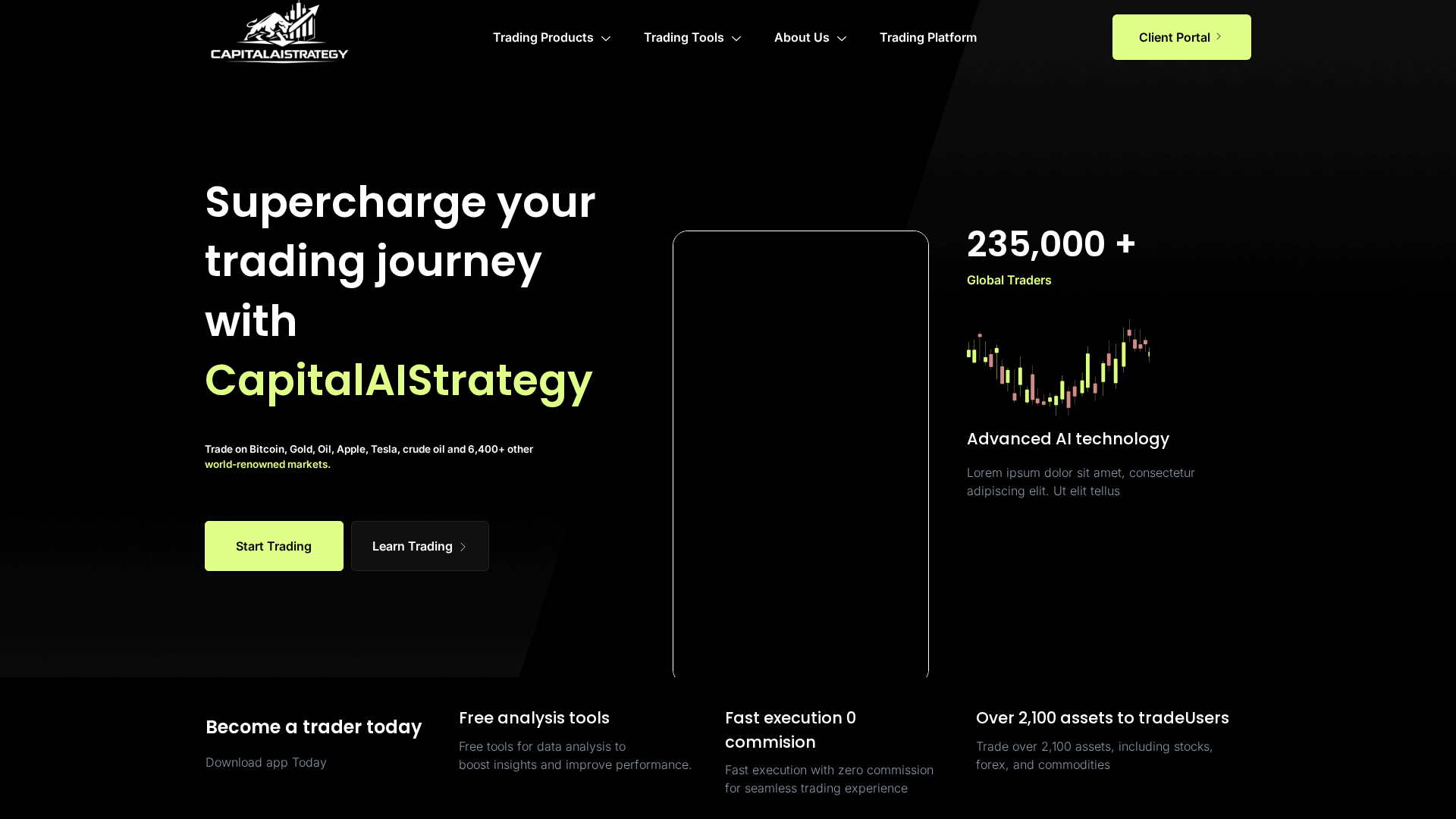 Screenshot of capitalaistrategy.com