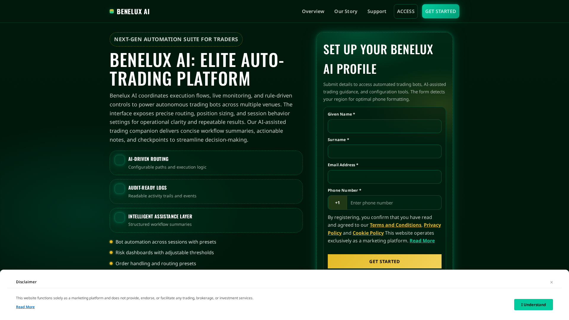Screenshot of benelux-ai.click