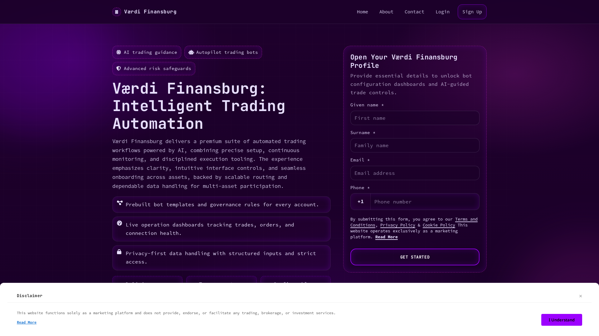 Screenshot of vaerdi-finansburg.digital