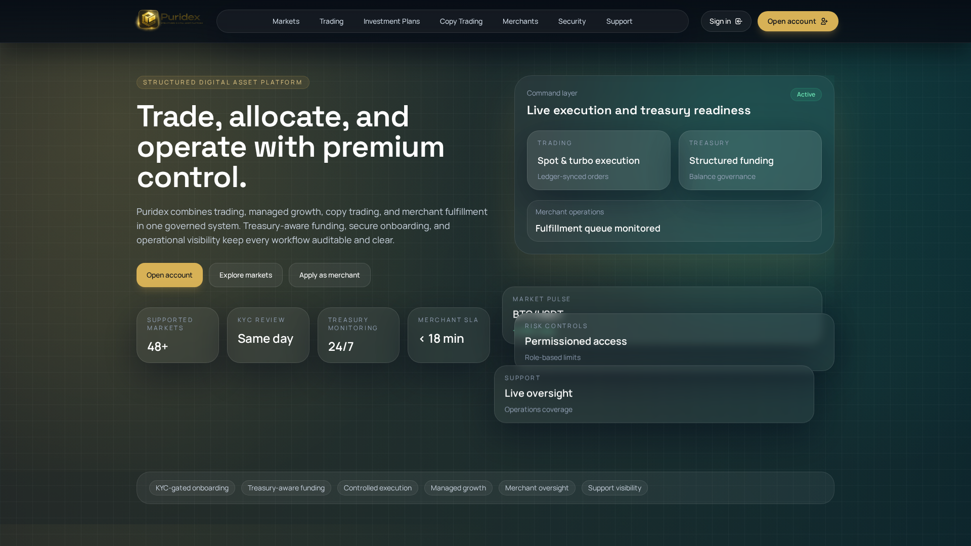 Screenshot of puridex.pro