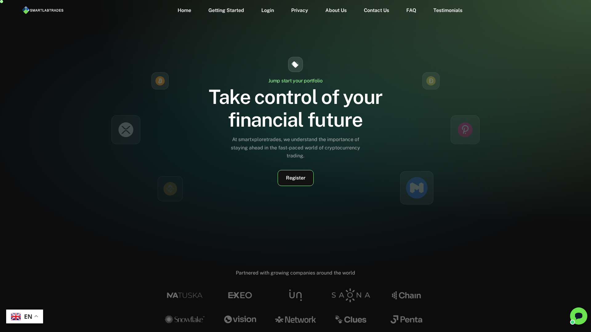 Screenshot of smartxploretrades.com