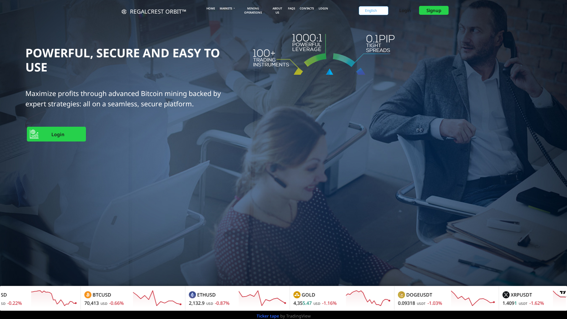 Screenshot of regalcrestorbit.com