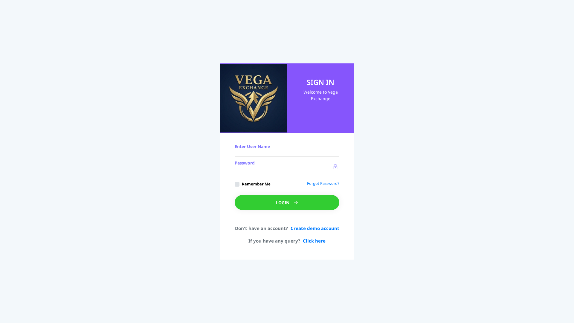 Screenshot of vegaexchange.online