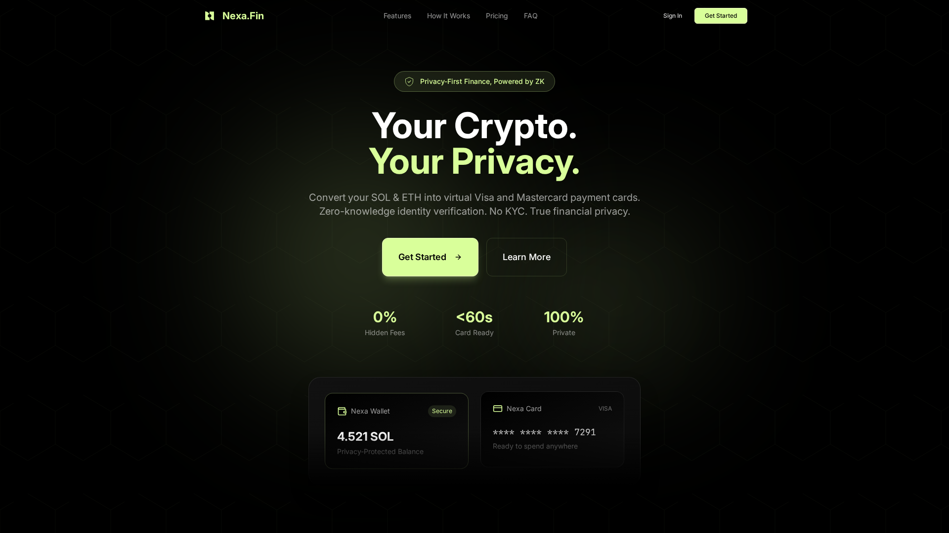 Screenshot of nexa-finance.org