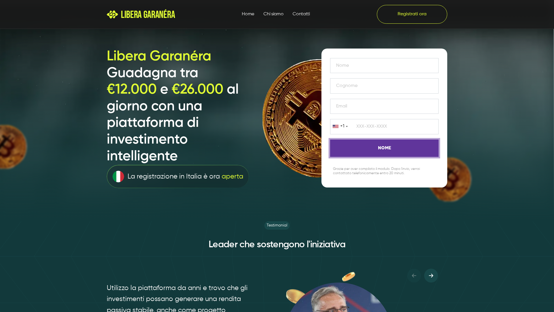 Screenshot of liberagaranera-ai.com