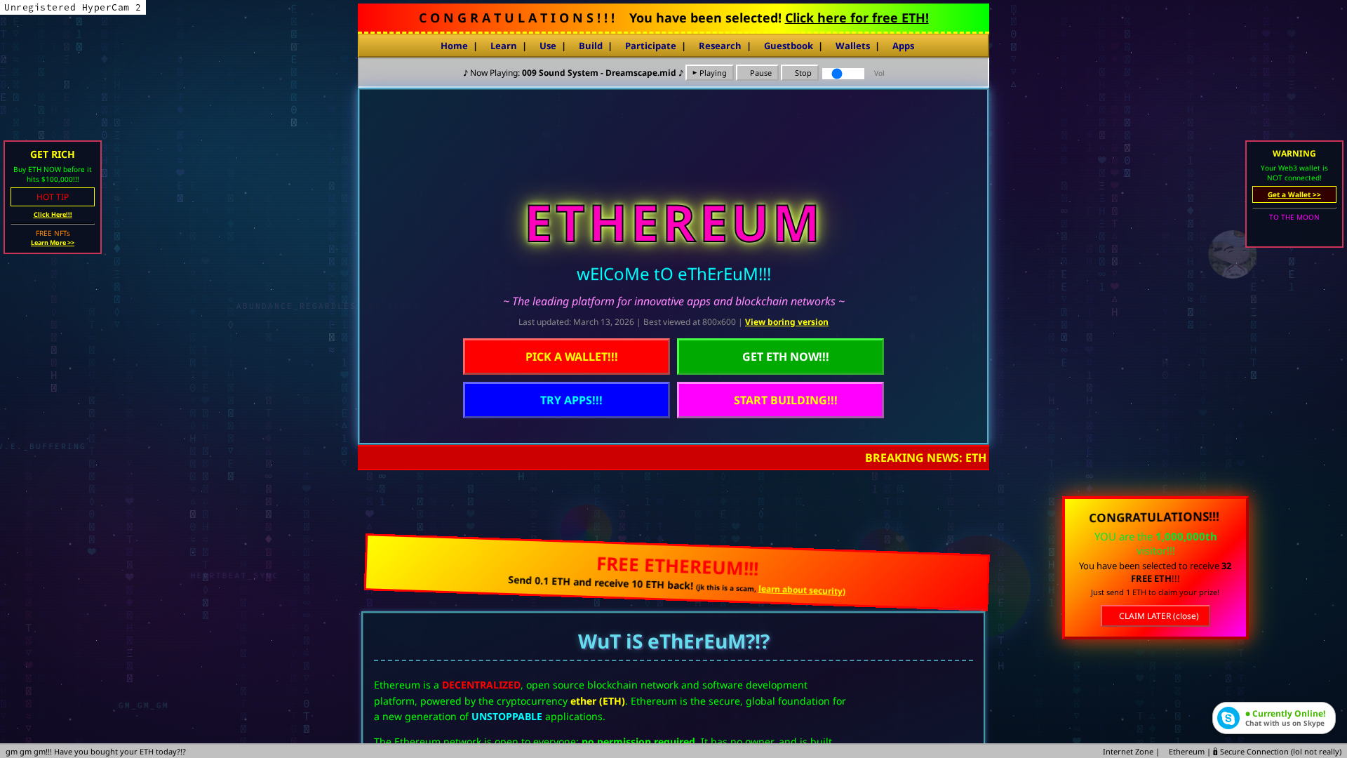 Screenshot of betterethereum.org