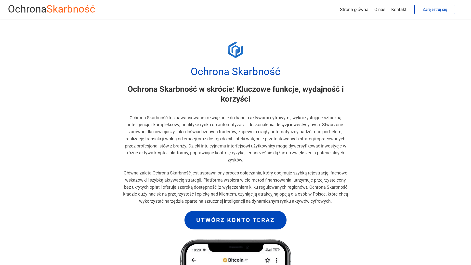 Screenshot of ochronaskarbnosc-ai.com