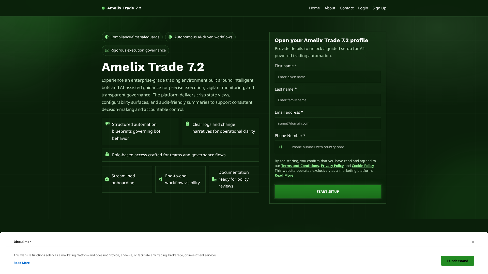 Screenshot of amelixtrade7-2.click