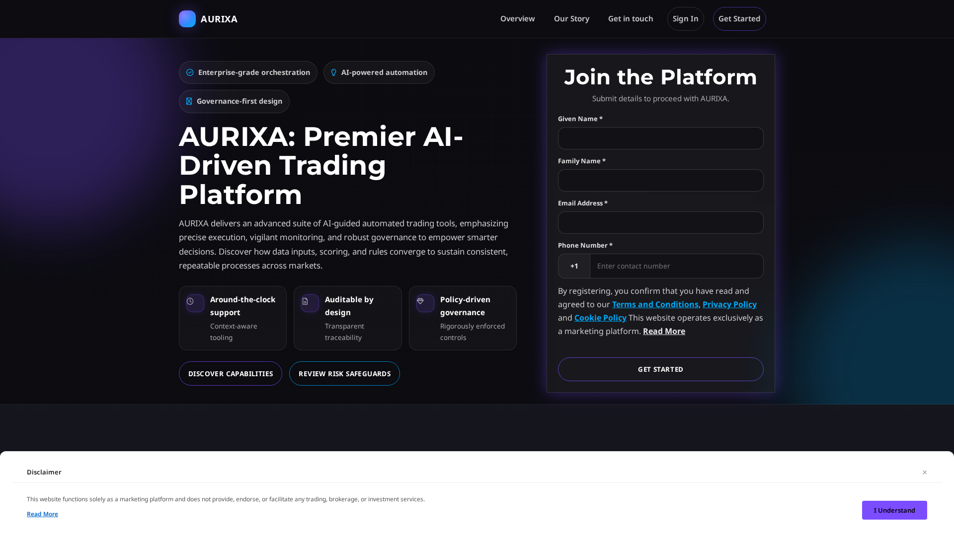 Screenshot of aurixa.pro