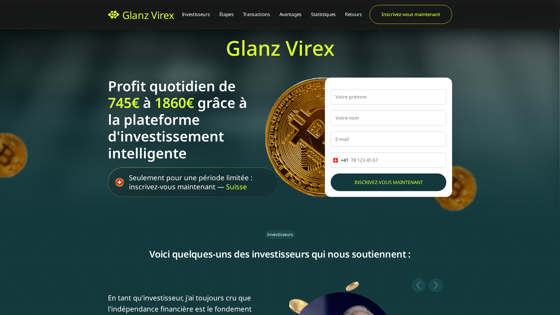 Screenshot of glanz-virex.org