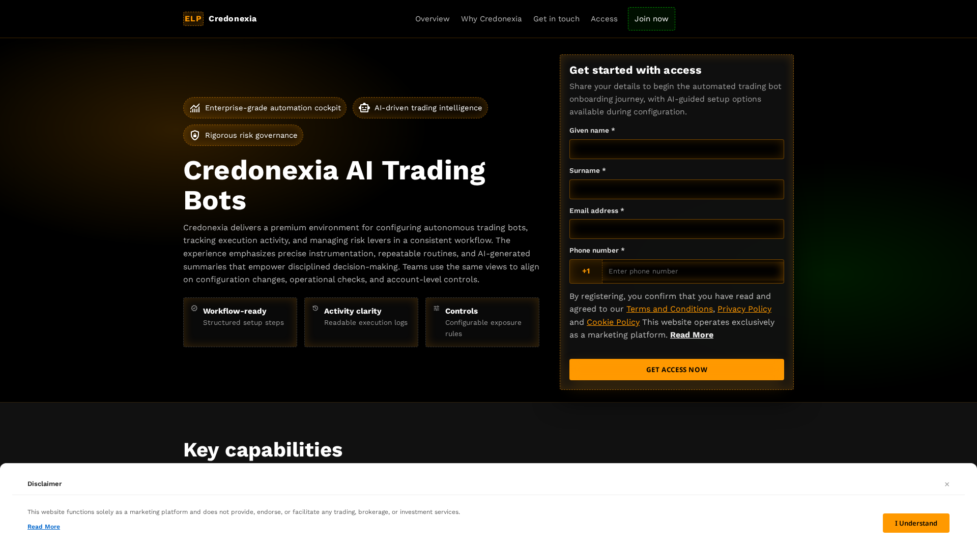 Screenshot of credonexia.digital
