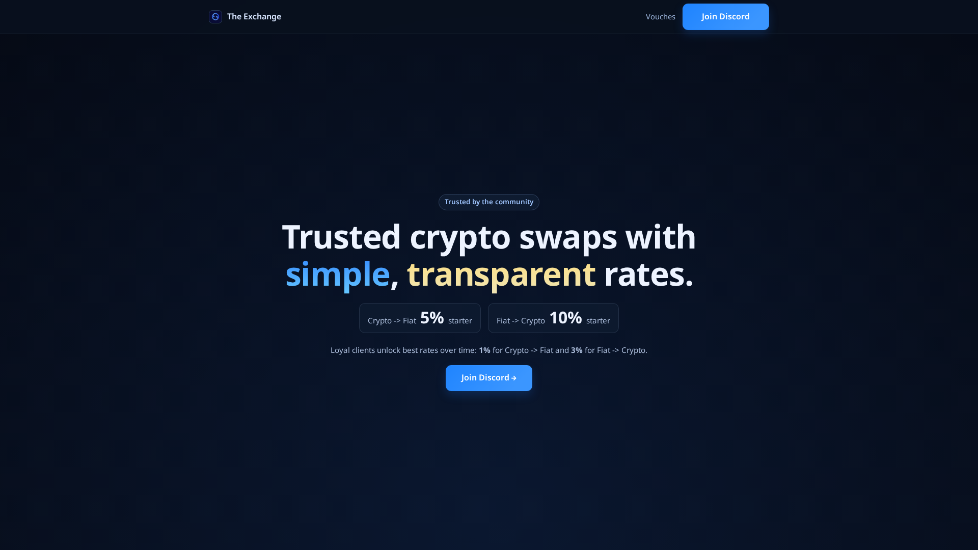 Screenshot of exchanging.solutions
