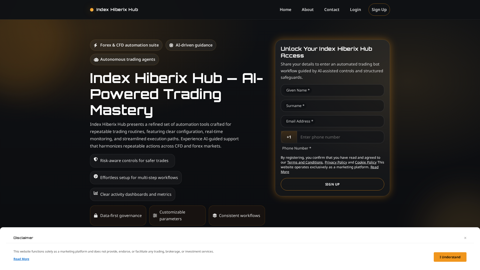 Screenshot of indexhiberix-hub.click