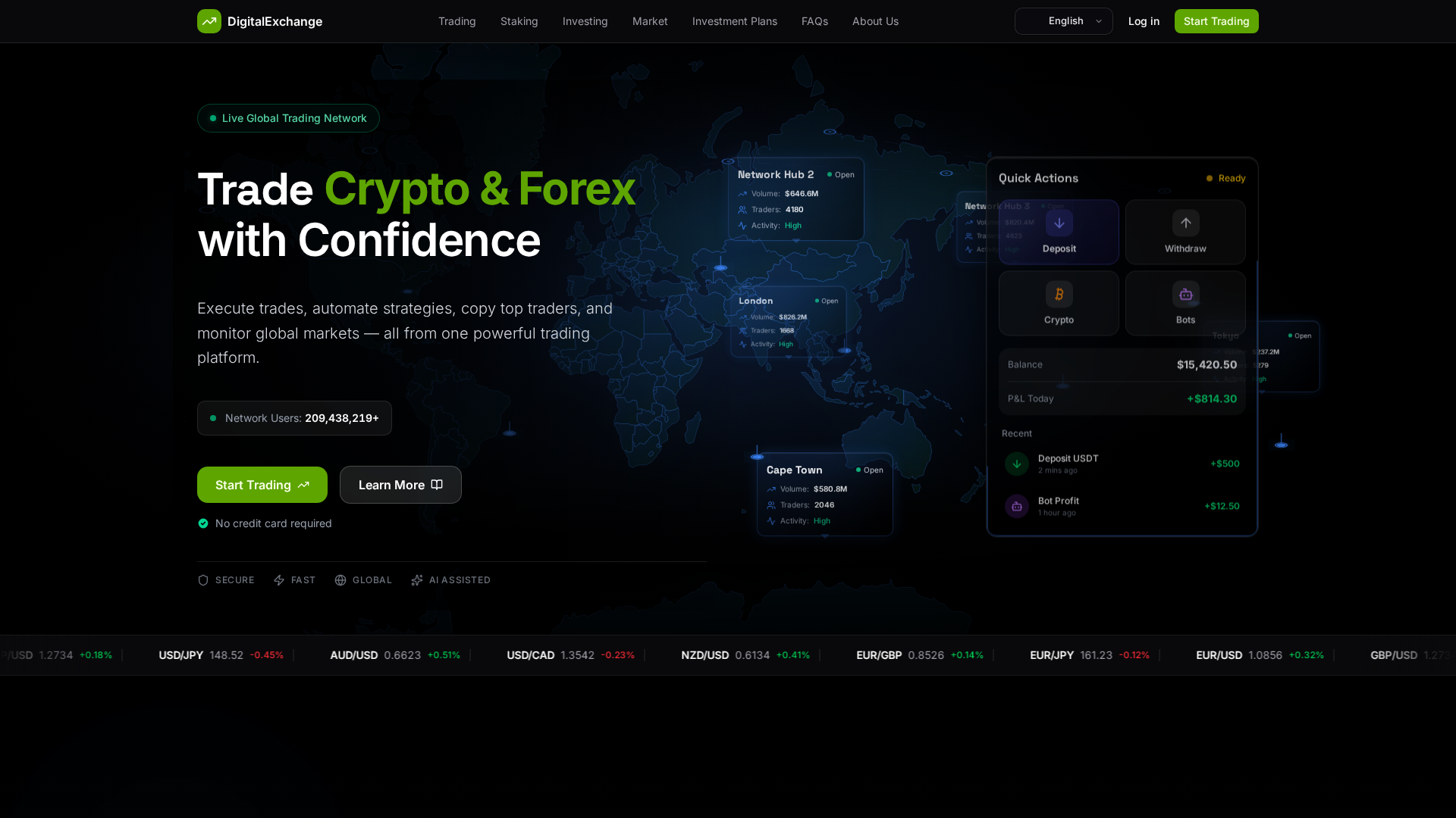 Screenshot of digitalexchange.today