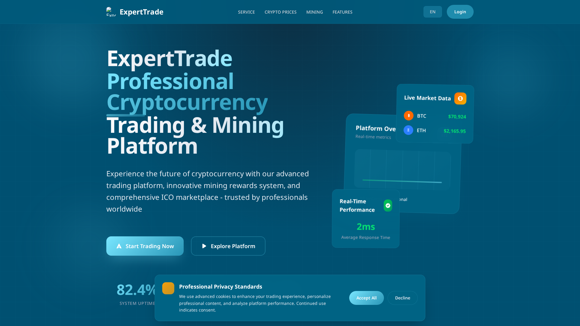 Screenshot of expertweb3.com