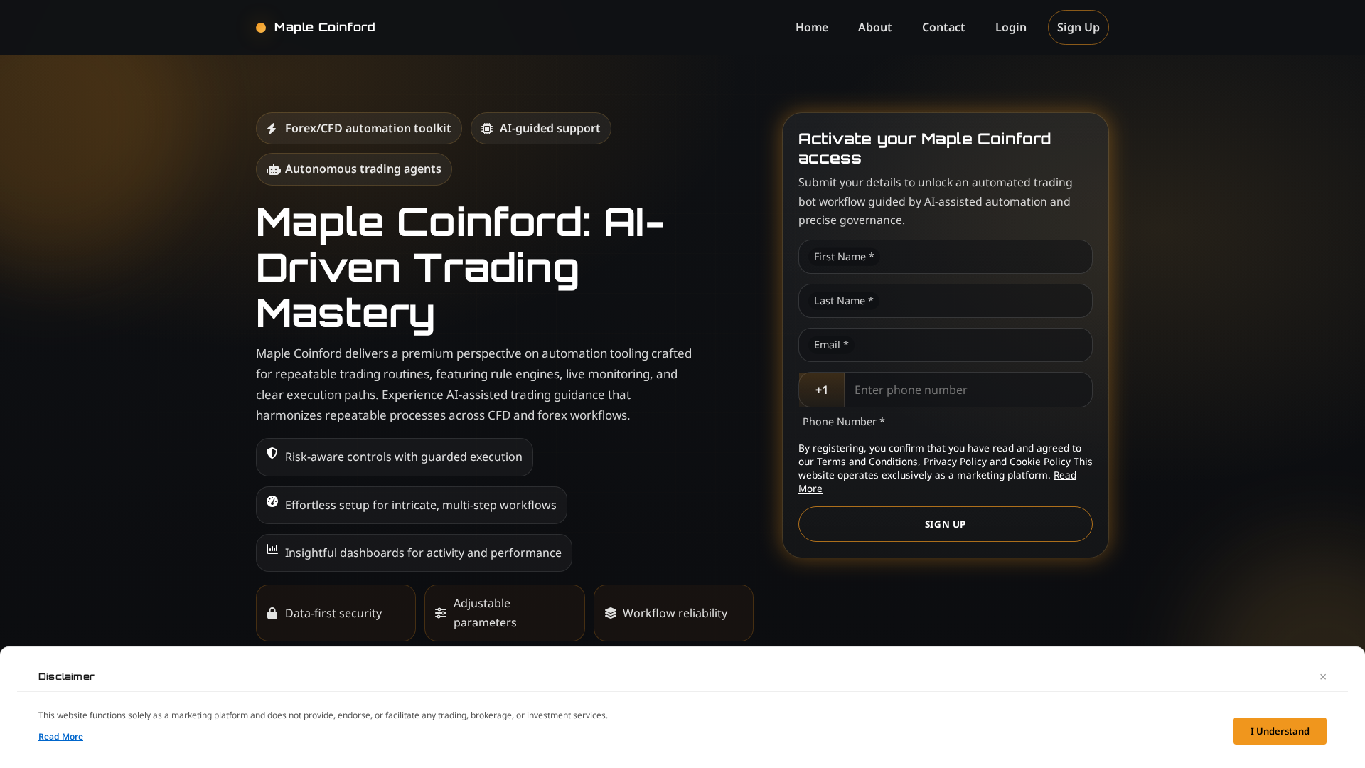Screenshot of maplecoinford.click