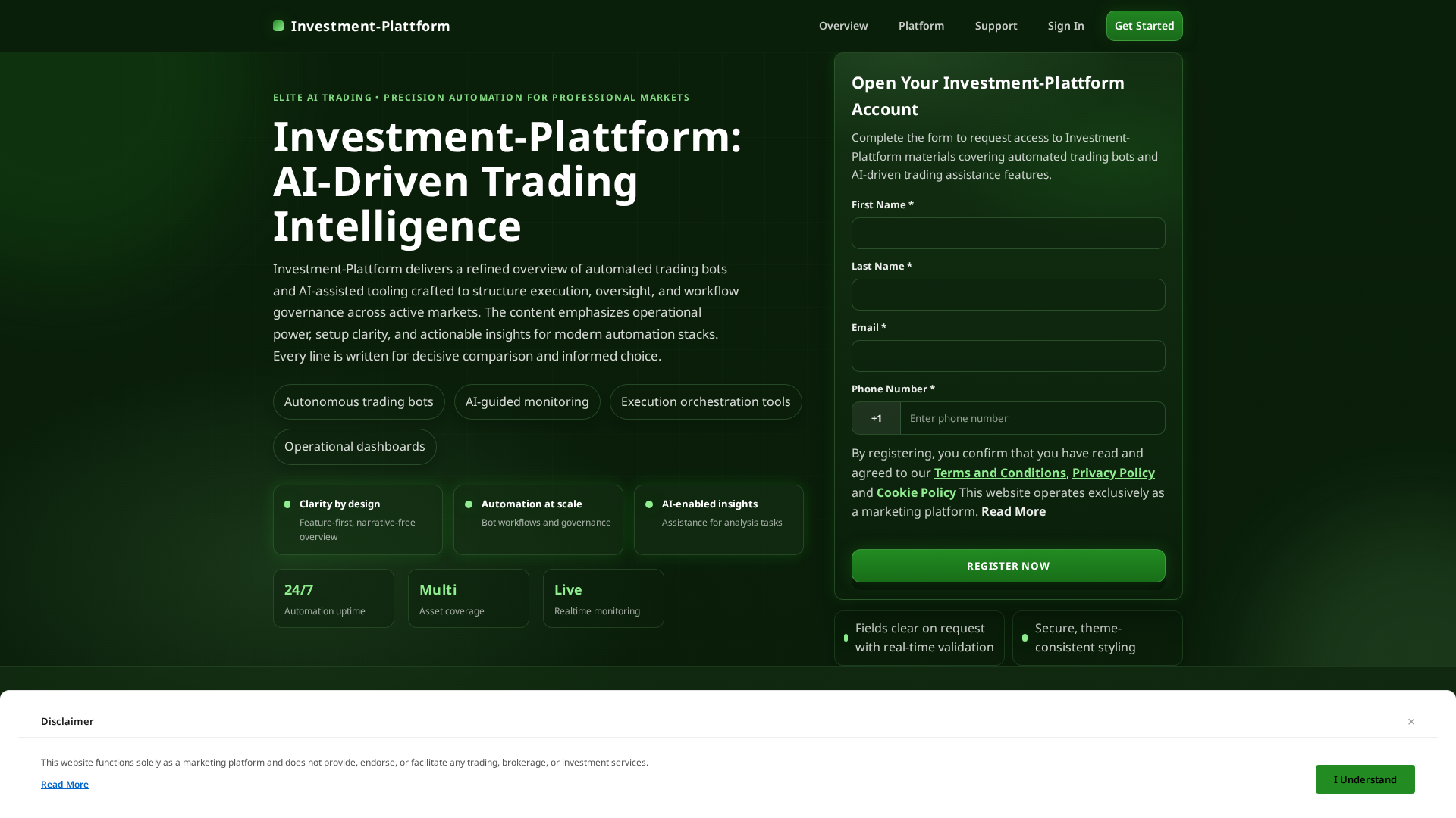 Screenshot of investment-plattform.click