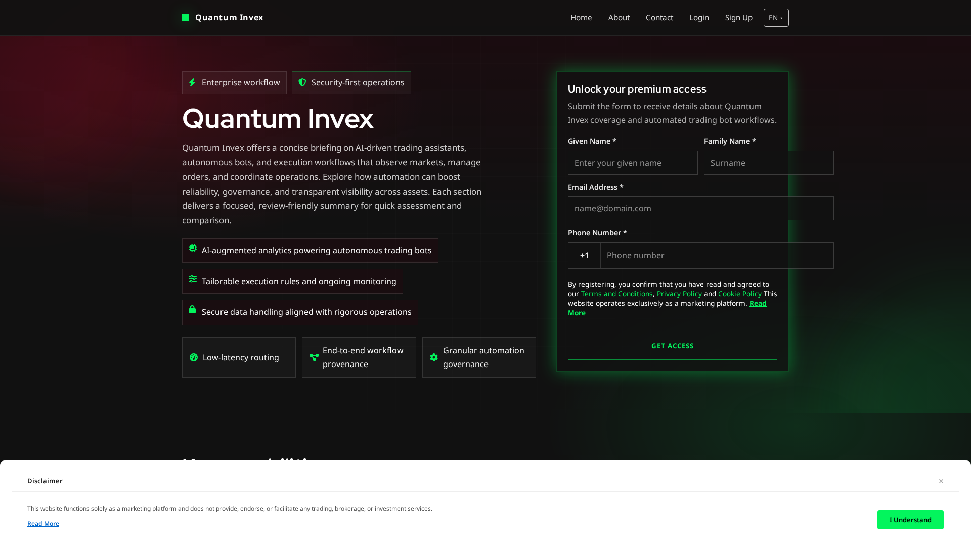 Screenshot of quantum-invex.click
