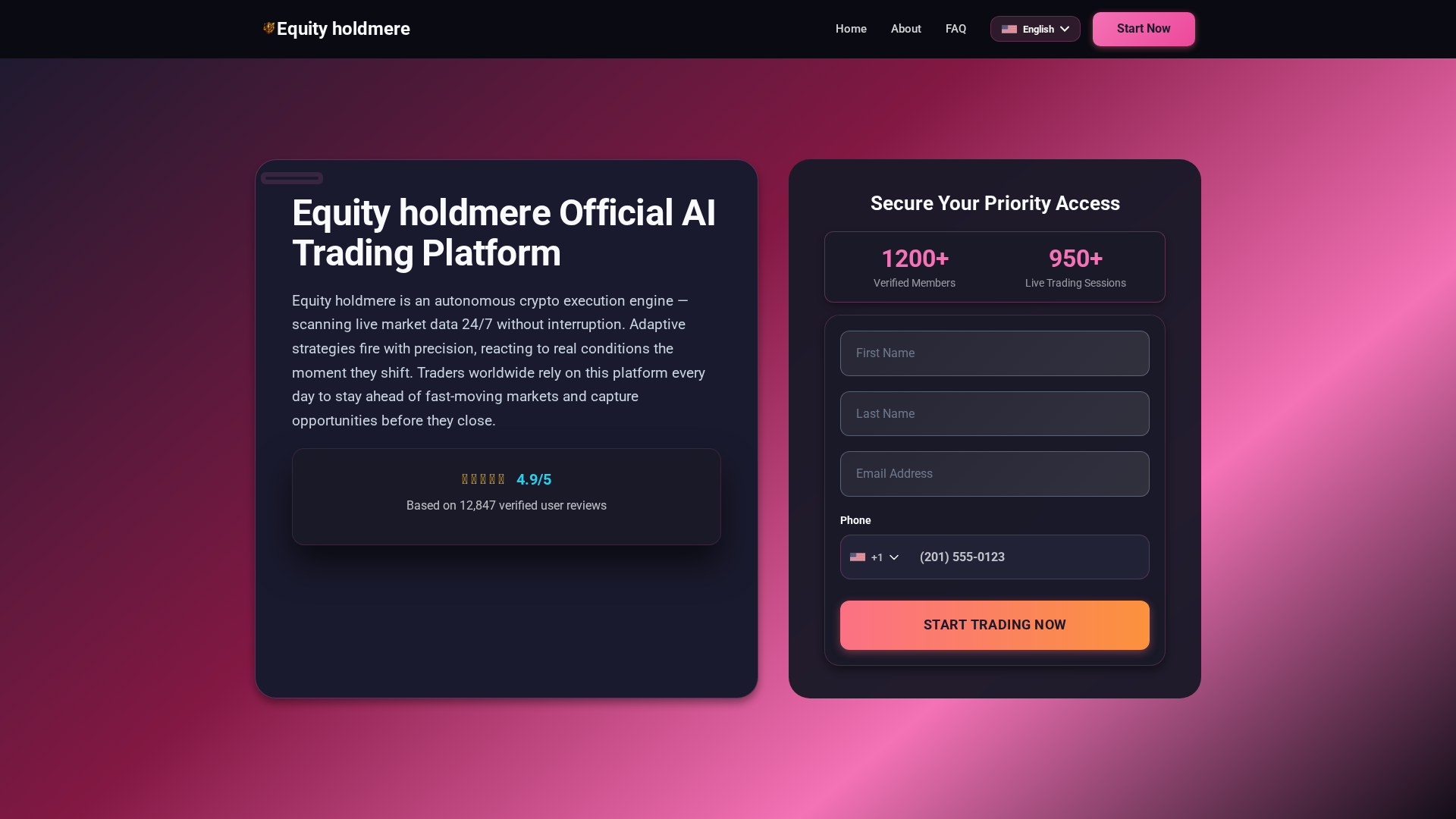 Screenshot of equity-holdmere.org