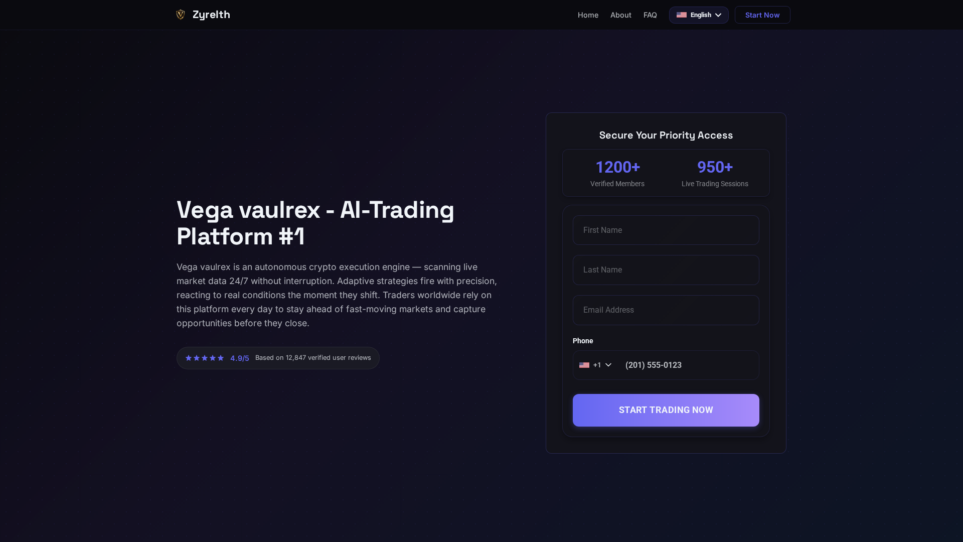 Screenshot of vega-vaulrex.net