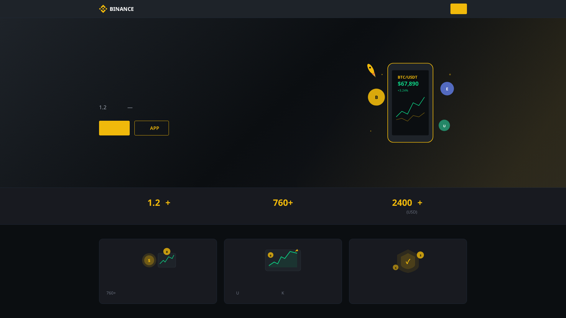 Screenshot of bnb-exchange.com