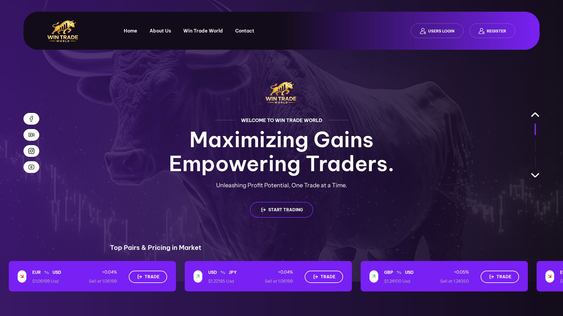 Screenshot of wintradeworld.live