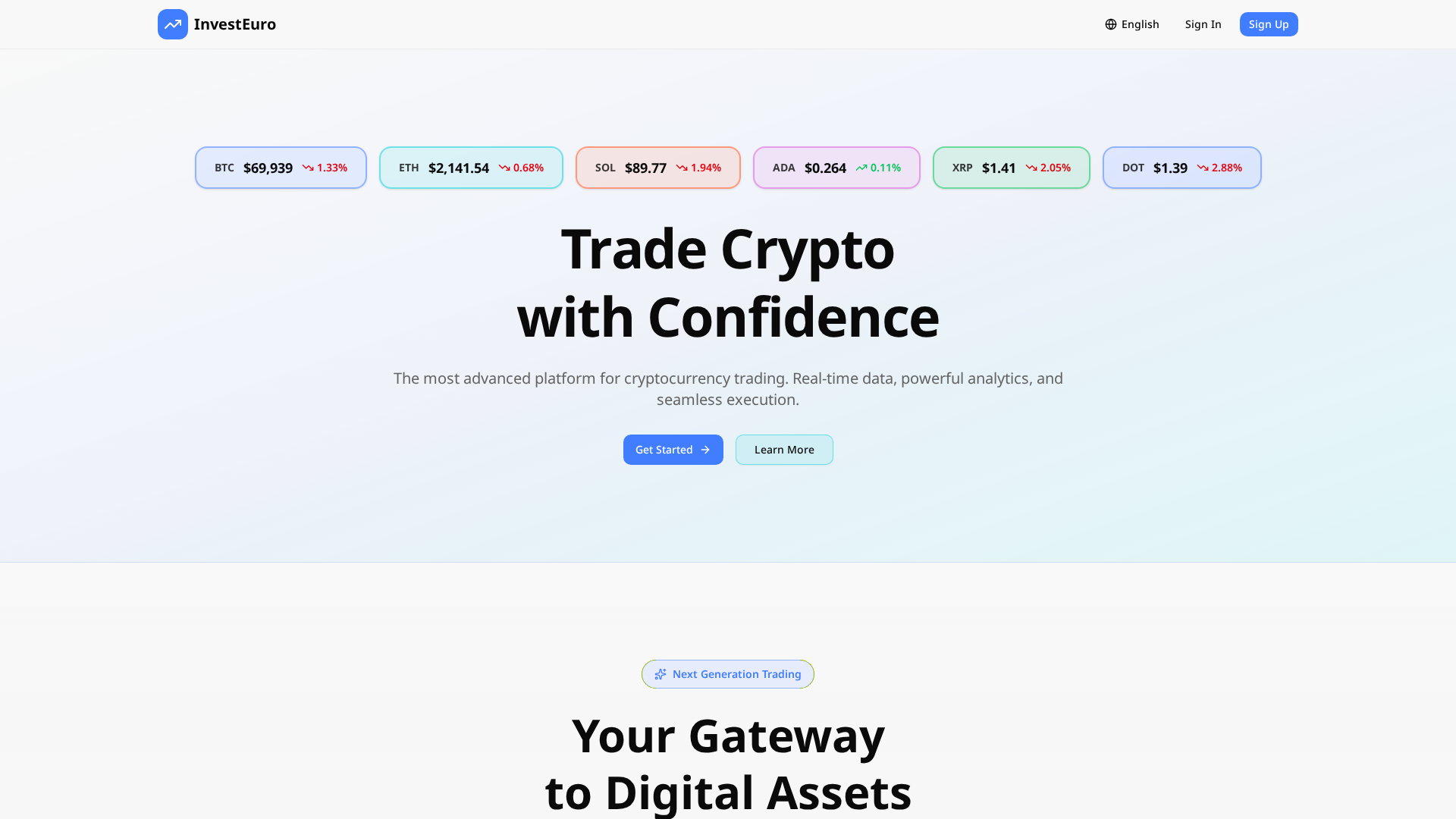 Screenshot of invest-euro.com