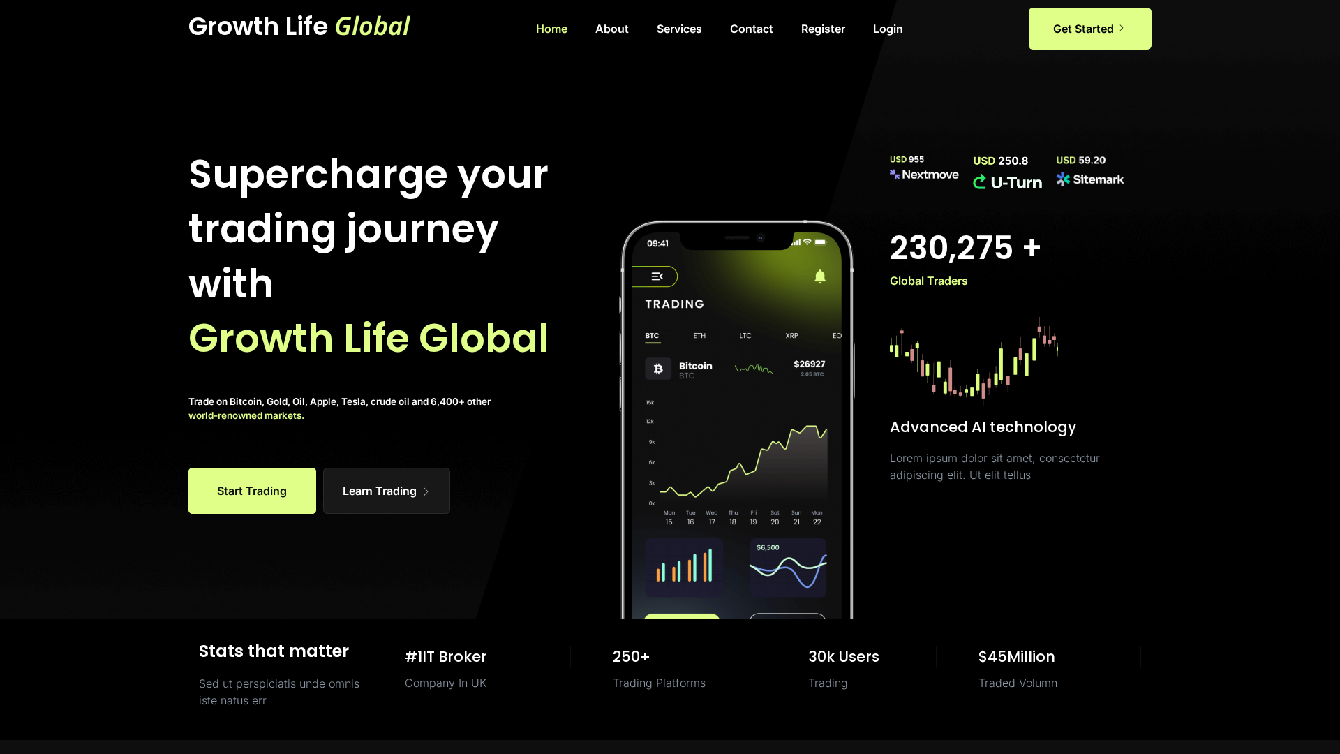 Screenshot of growthlifeglobal.live