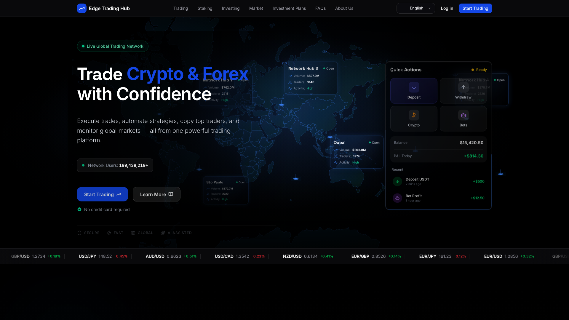 Screenshot of edgetradinghub.today