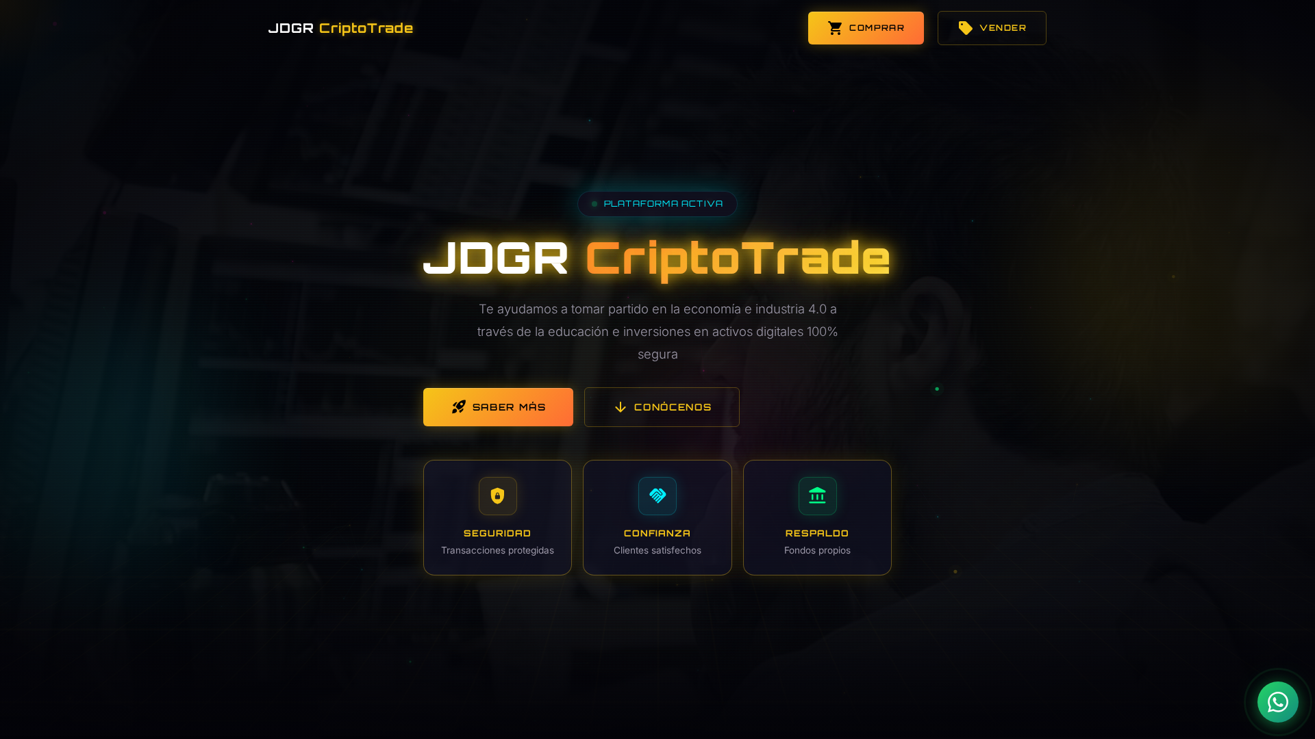 Screenshot of jdgrcriptotrade.com