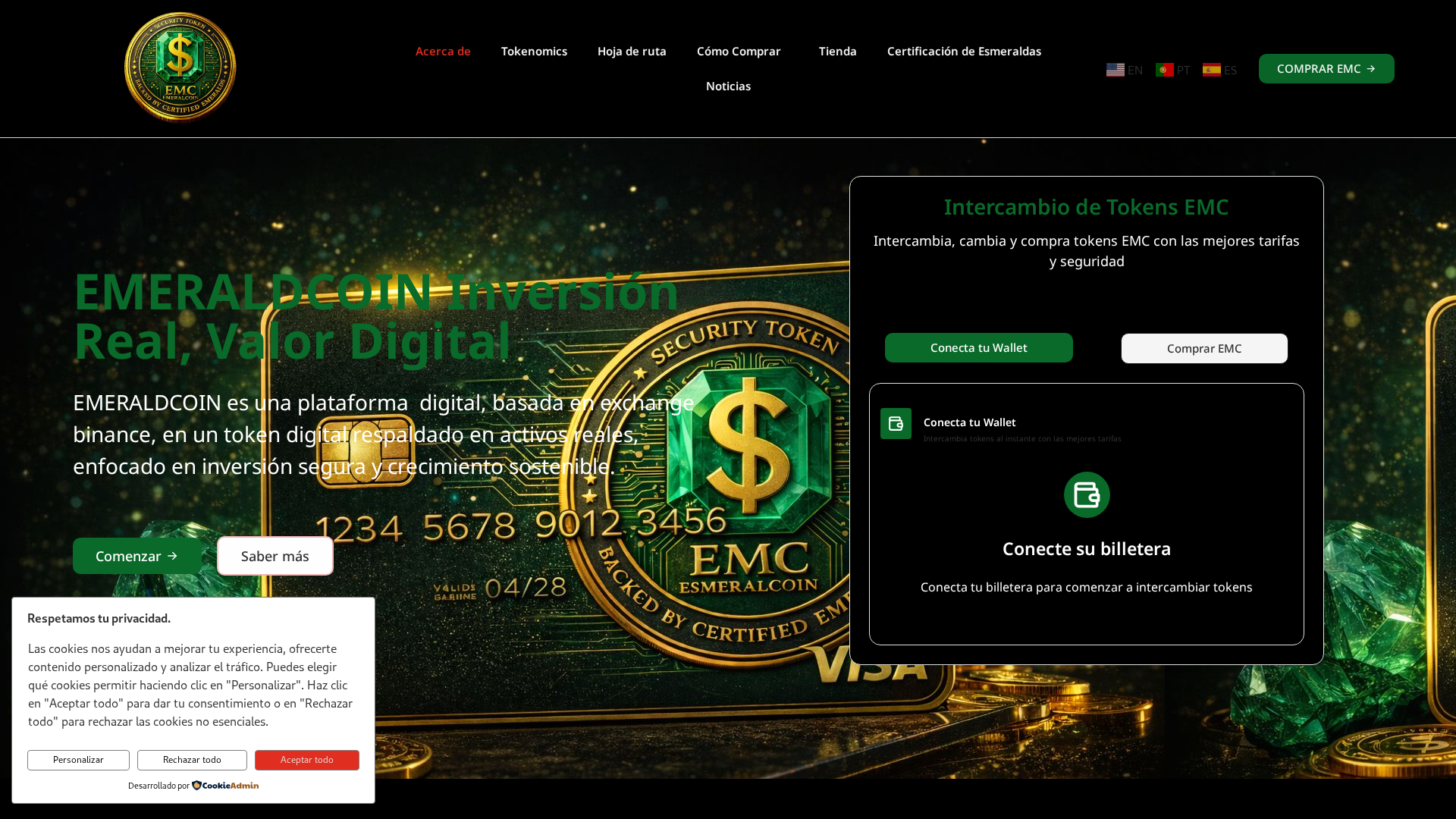 Screenshot of cycoin.com.co