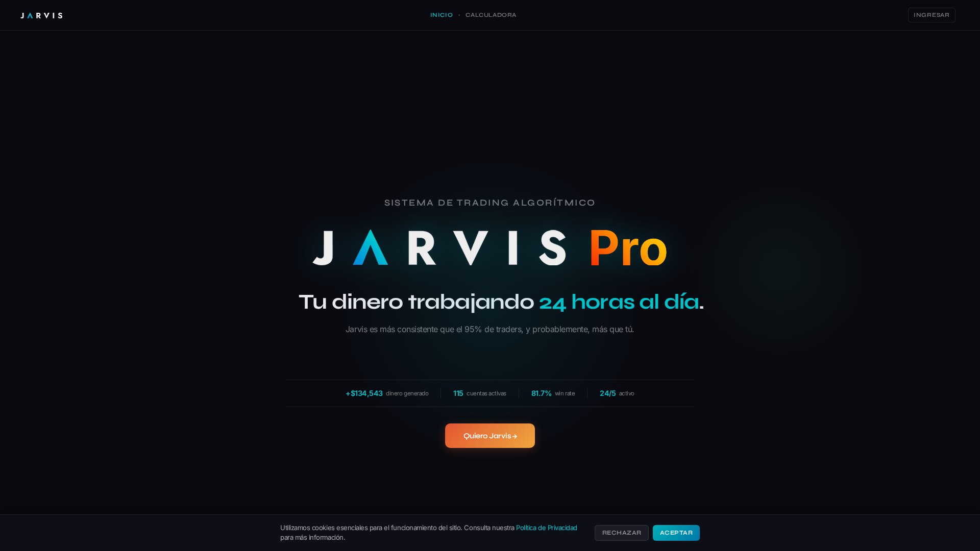 Screenshot of jarvispro.tech