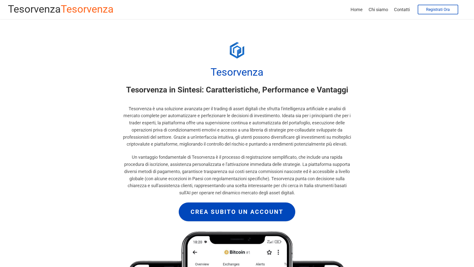 Screenshot of tesorvenza-ai.com