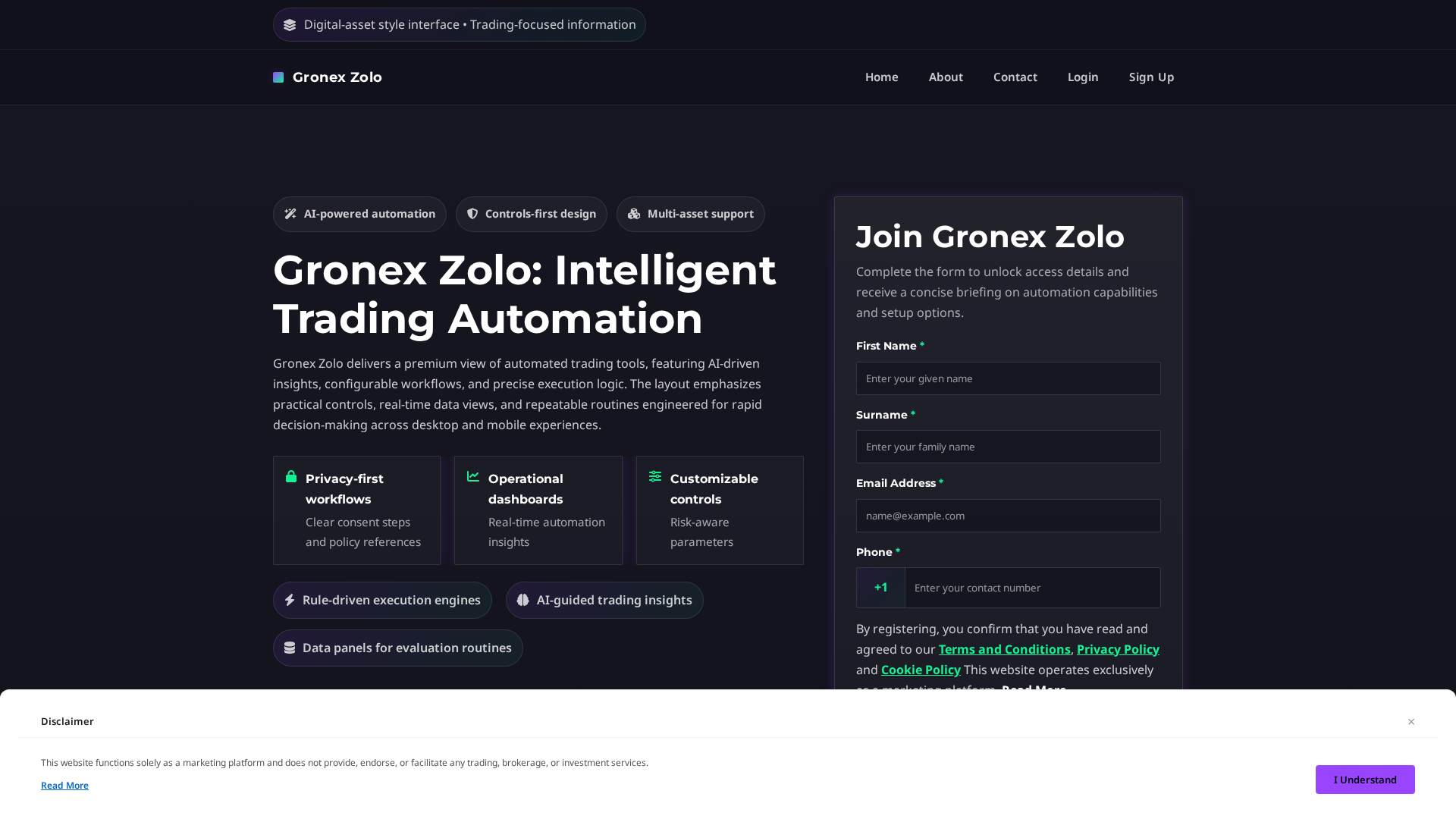 Screenshot of gronex-zolo.pro