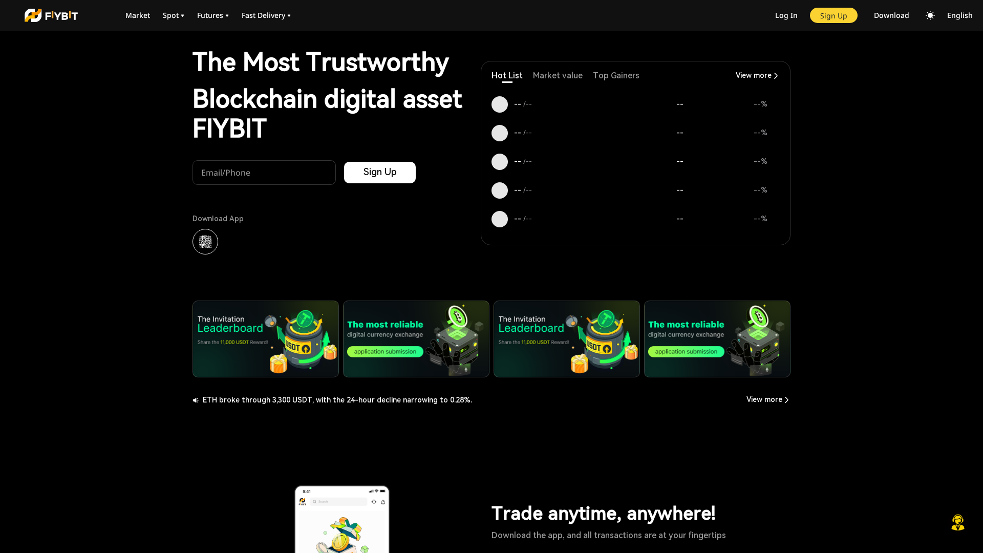 Screenshot of fiybit.online