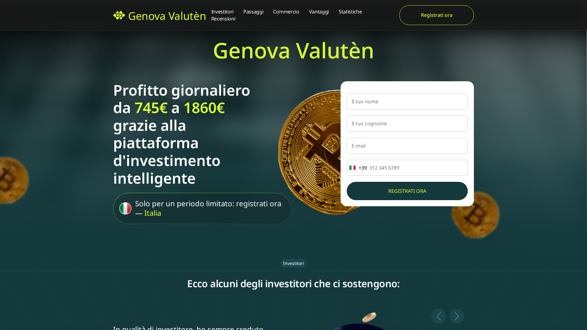 Screenshot of genova-valuten.org