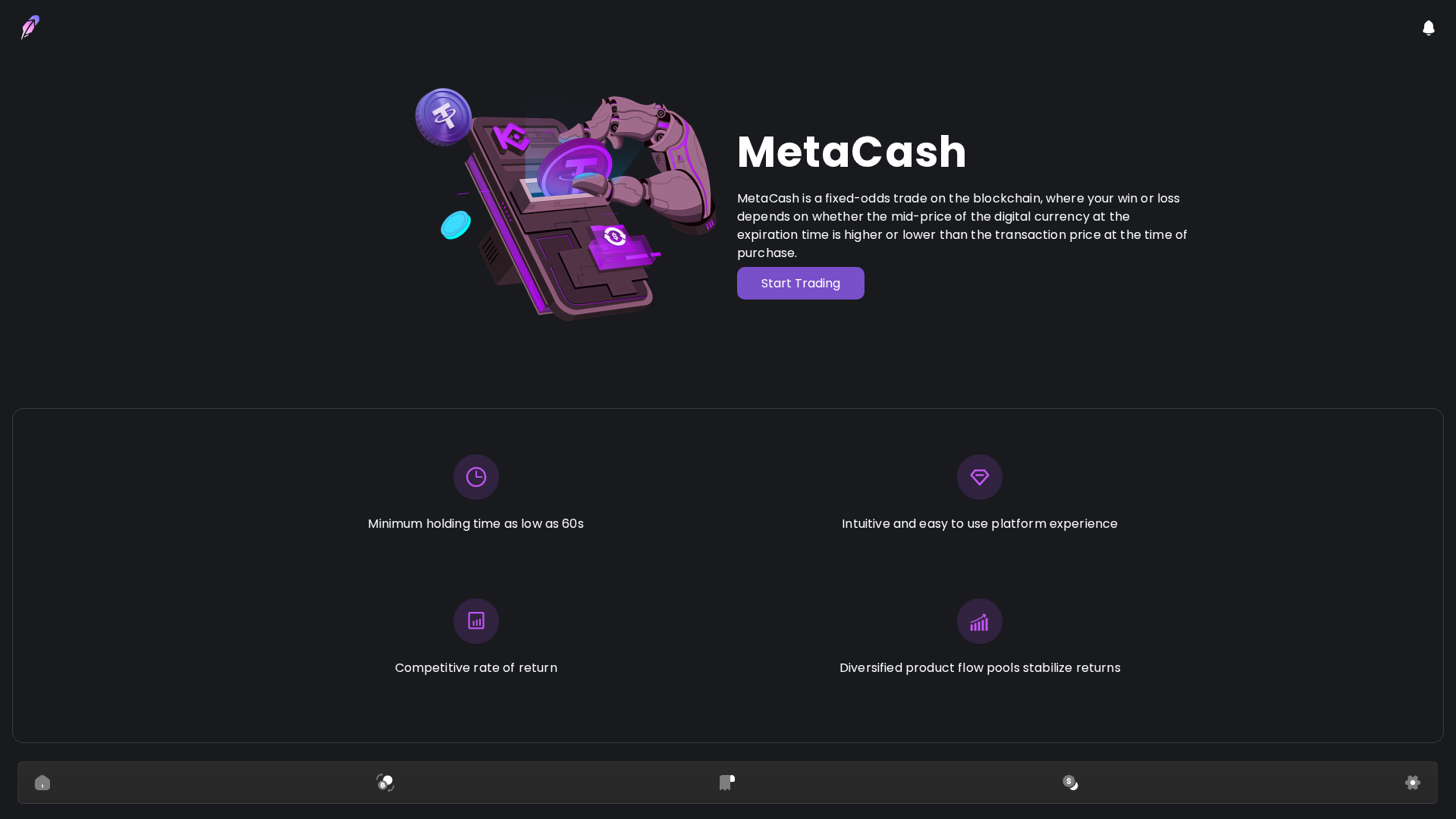 Screenshot of metacashpro.com