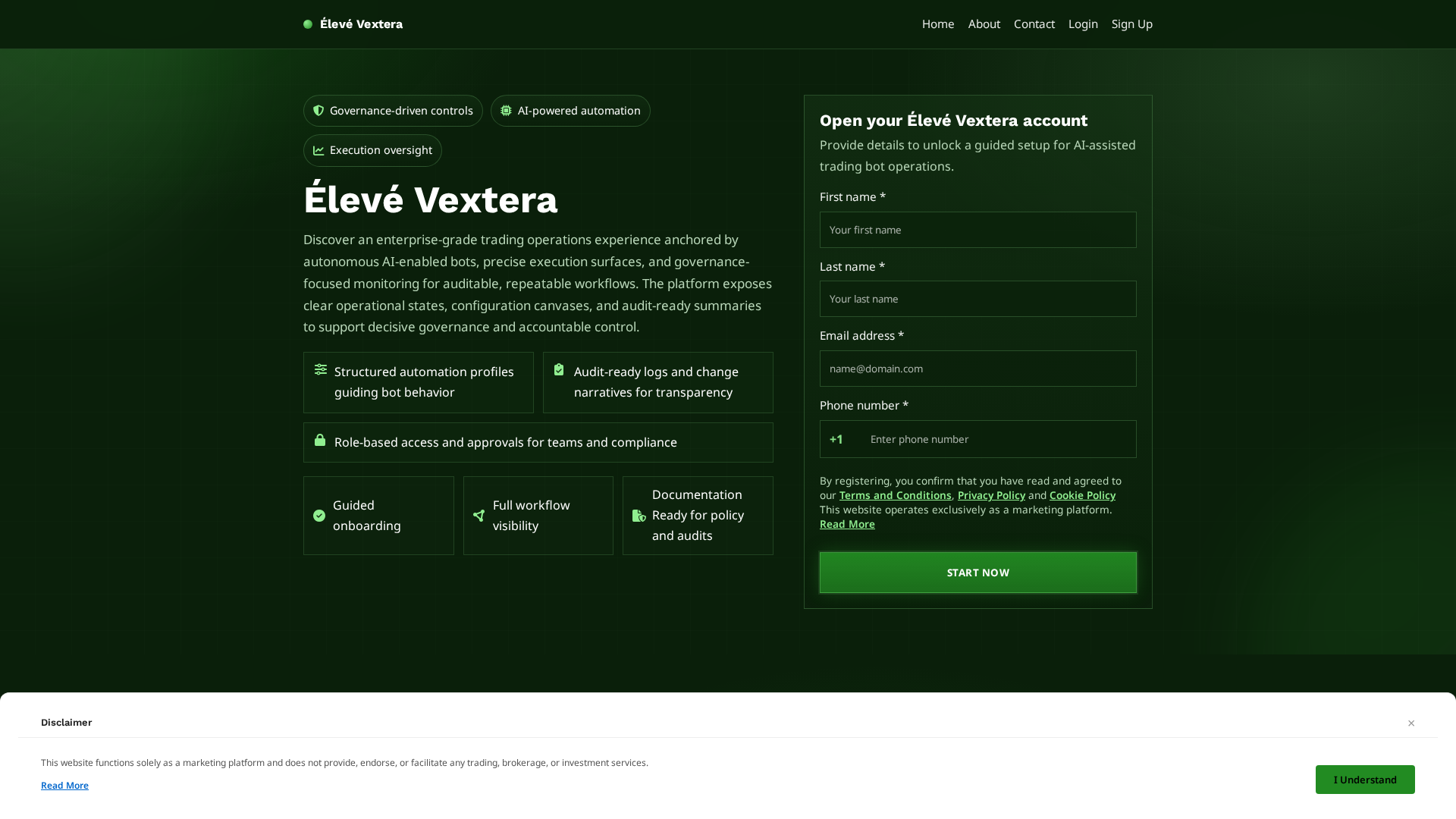 Screenshot of elevevextera.digital