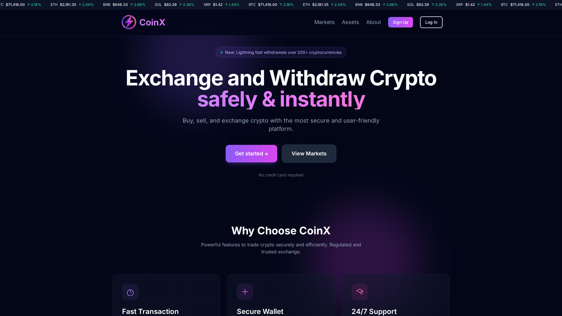 Screenshot of coinxltd.online