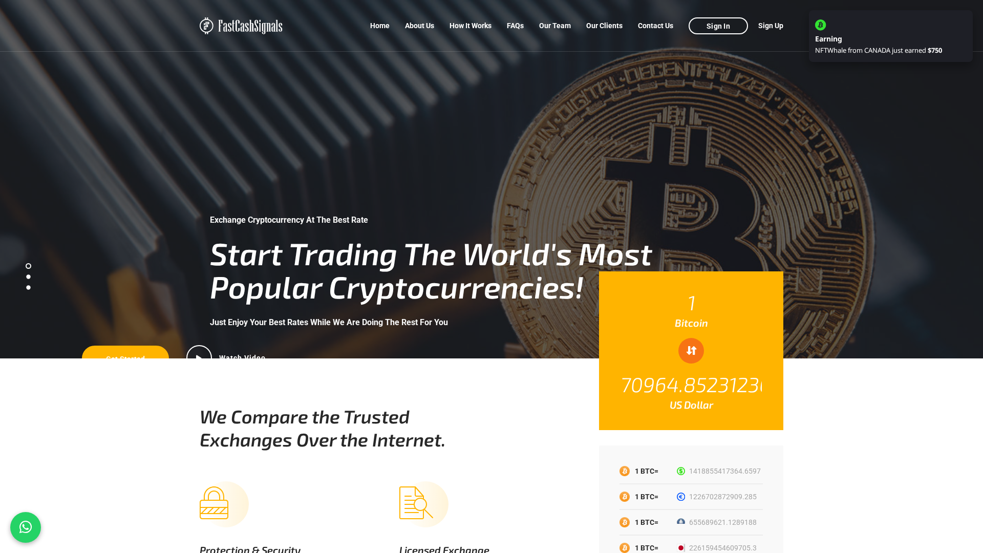 Screenshot of fastcashsignal.pro