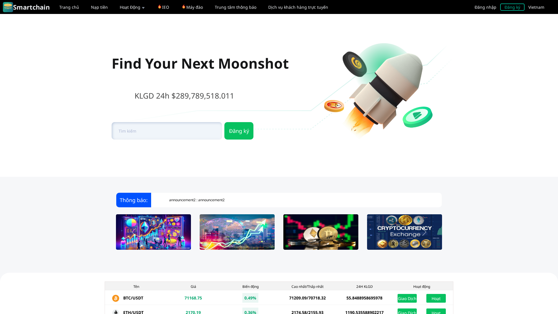 Screenshot of smartcoinvn.live