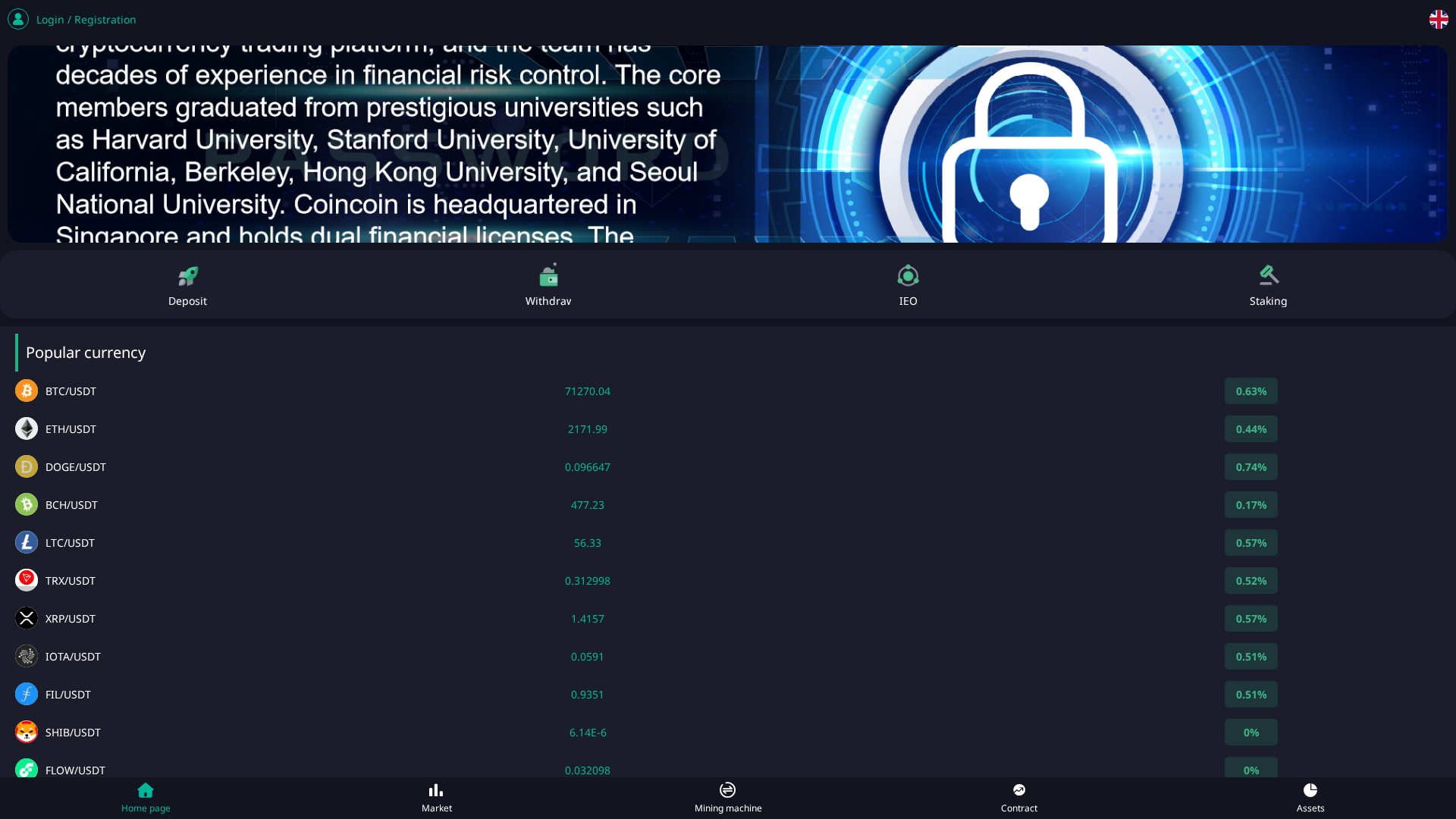 Screenshot of okxex.cc