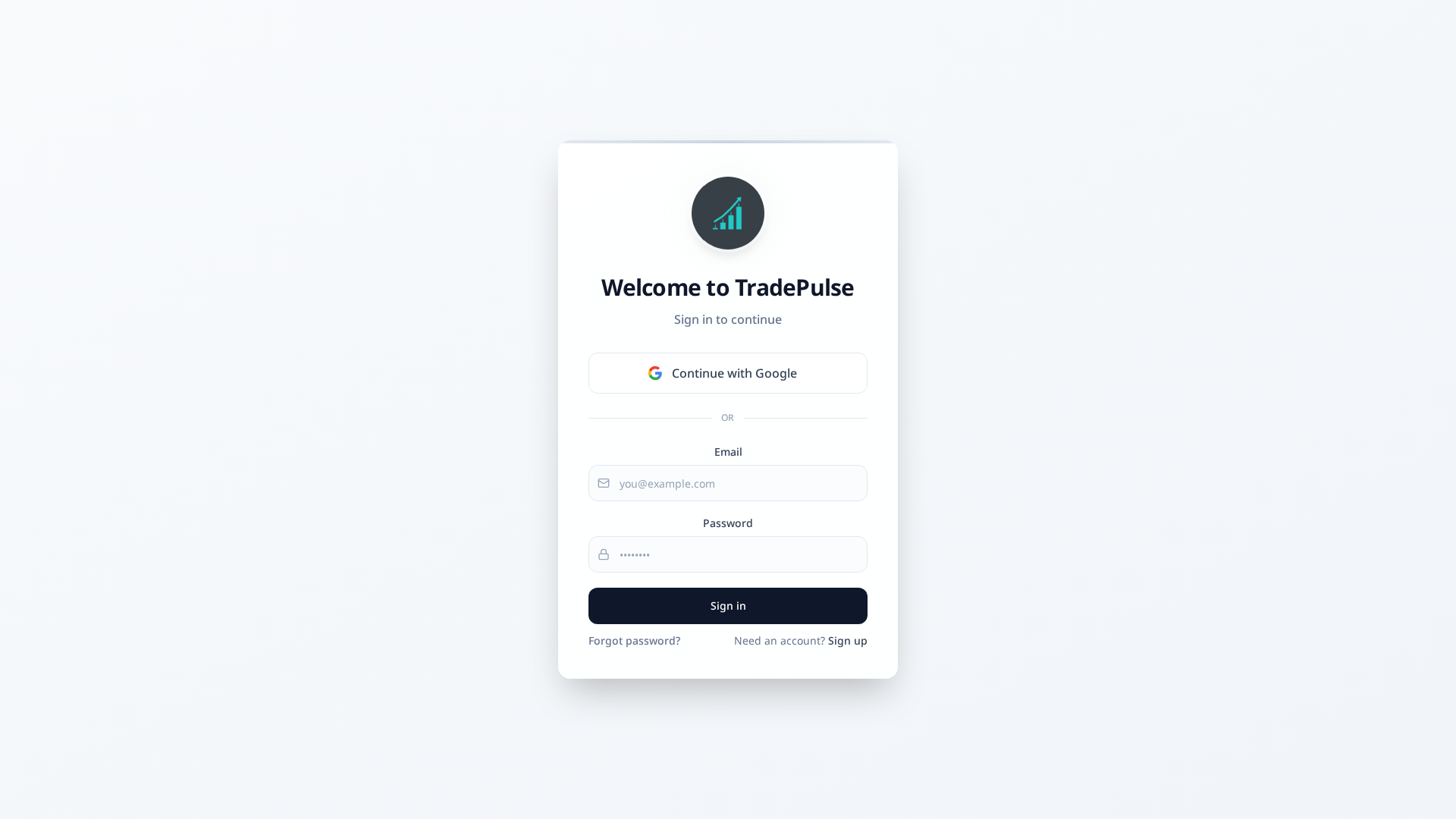 Screenshot of tradepulse1.com