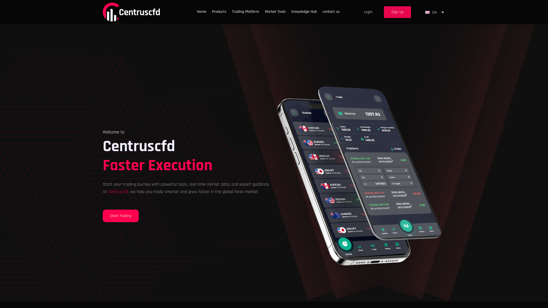 Screenshot of centruscfd.com