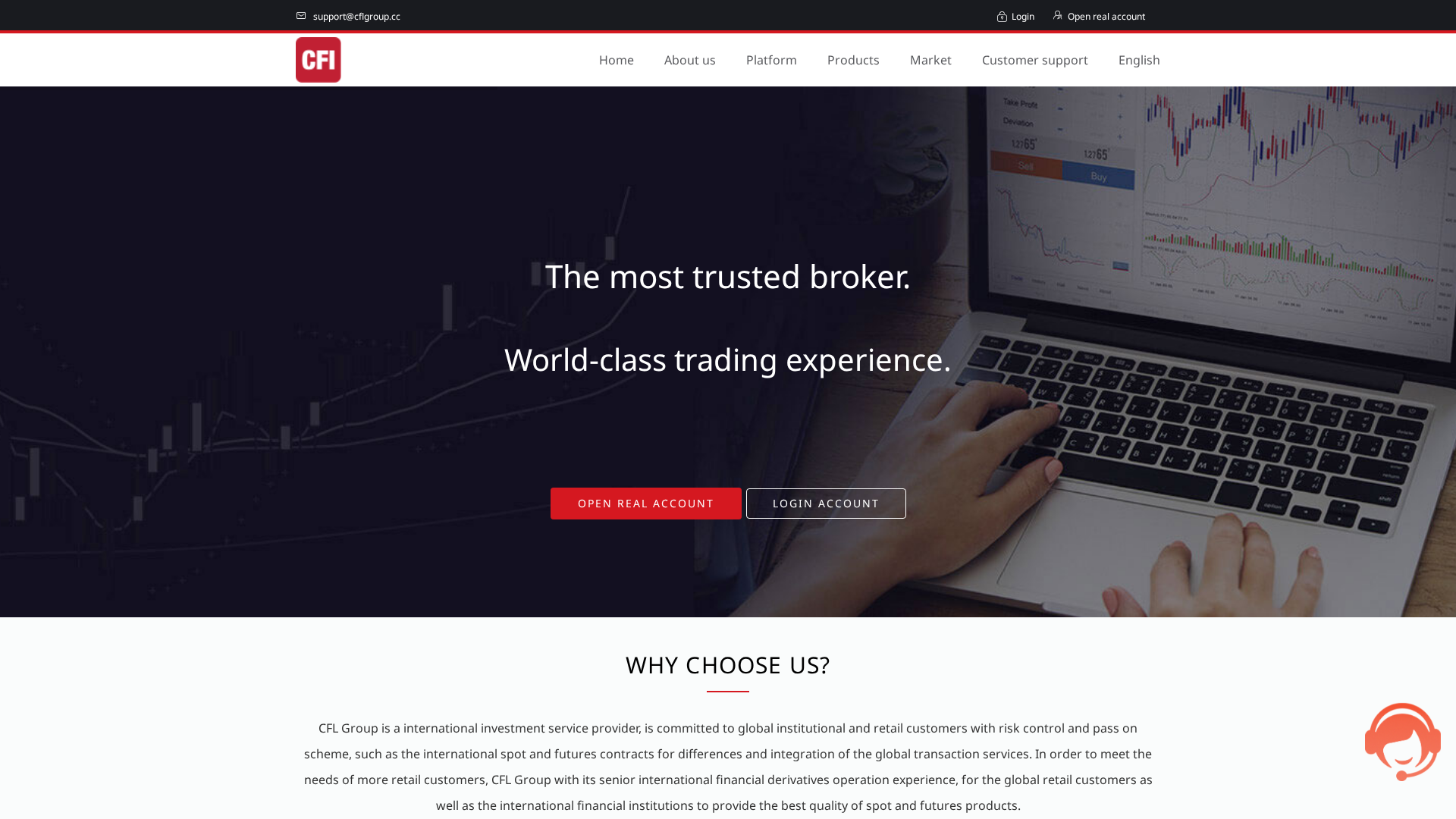 Screenshot of cflgroupfx.com