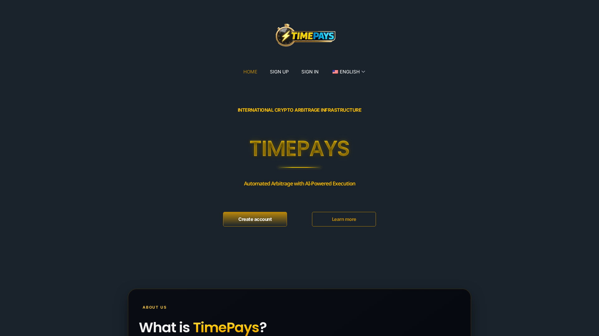 Screenshot of timepays.pro